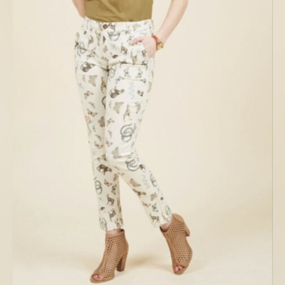 ModCloth Animal Print Pants